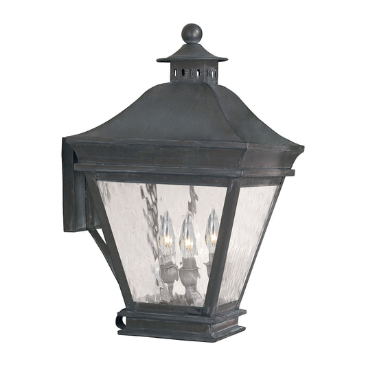 ELK SHOWROOM 5722-C Landings 19.5'' High 3-Light Outdoor Sconce - Charcoal