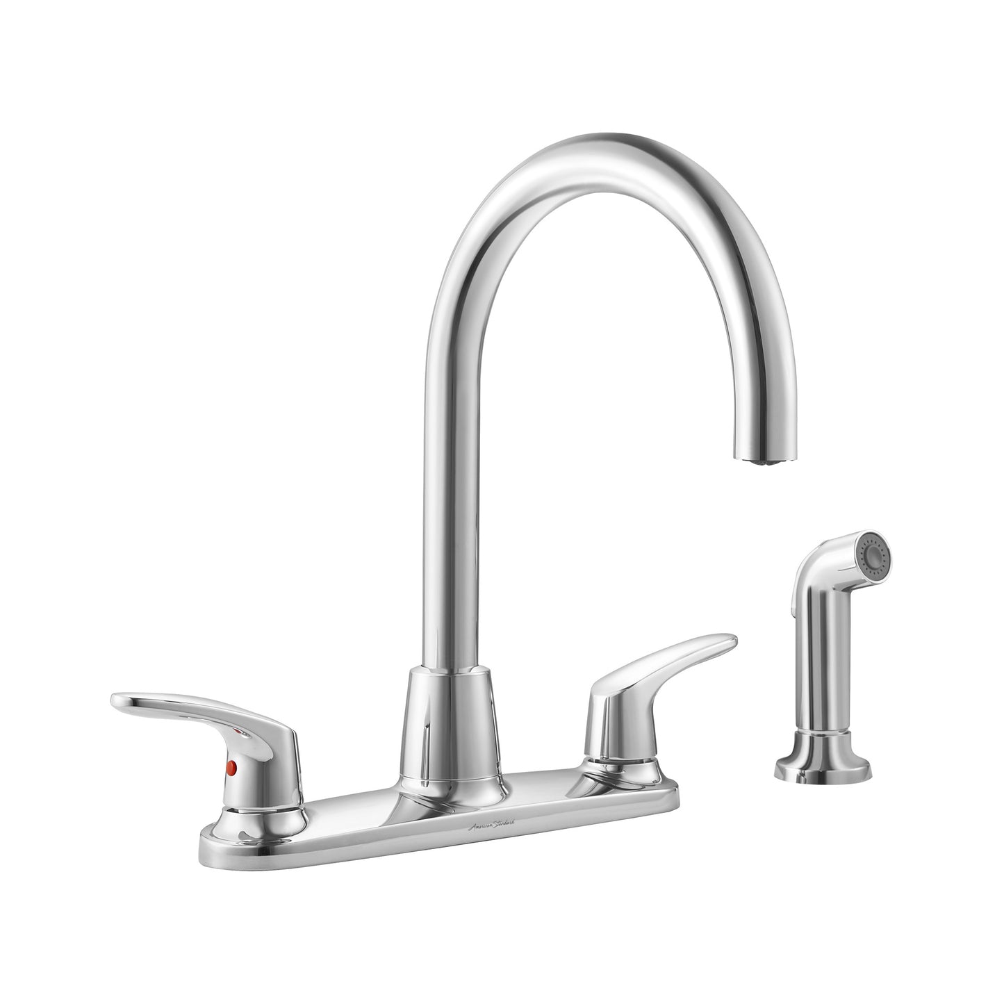 AMERICAN-STANDARD 7074551.002, Colony PRO 2-Handle Kitchen Faucet 1.5 gpm/5.7 L/min With Side Spray in Chrome