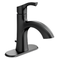 MOEN 58910BL Ash  One-Handle Low Arc Bathroom Faucet In Matte Black