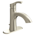 MOEN 58910BN Ash  One-Handle Low Arc Bathroom Faucet In Brushed Nickel