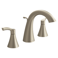 MOEN 58912BN Ash  Two-Handle High Arc Bathroom Faucet In Brushed Nickel