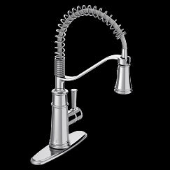 MOEN 5927 Belfield Chrome one-handle pulldown kitchen faucet