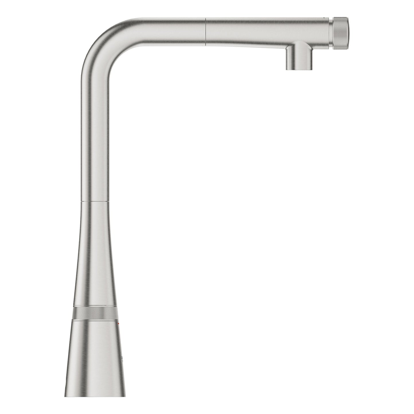 GROHE 31559DC2 Grohe Zedra Supersteel SmartControl Pull-Out Single Spray Kitchen Faucet 1.75 GPM