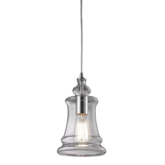 ELK SHOWROOM 60052-1 Menlow Park 6'' Wide 1-Light Mini Pendant - Polished Chrome