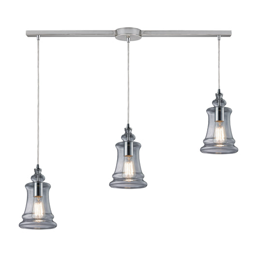 ELK SHOWROOM 60052-3L Menlow Park 6'' Wide 3-Light Multi Pendant - Polished Chrome