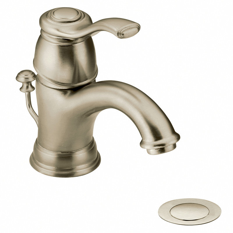 MOEN 6102BN Kingsley Brushed Nickel One-Handle Bathroom Faucet