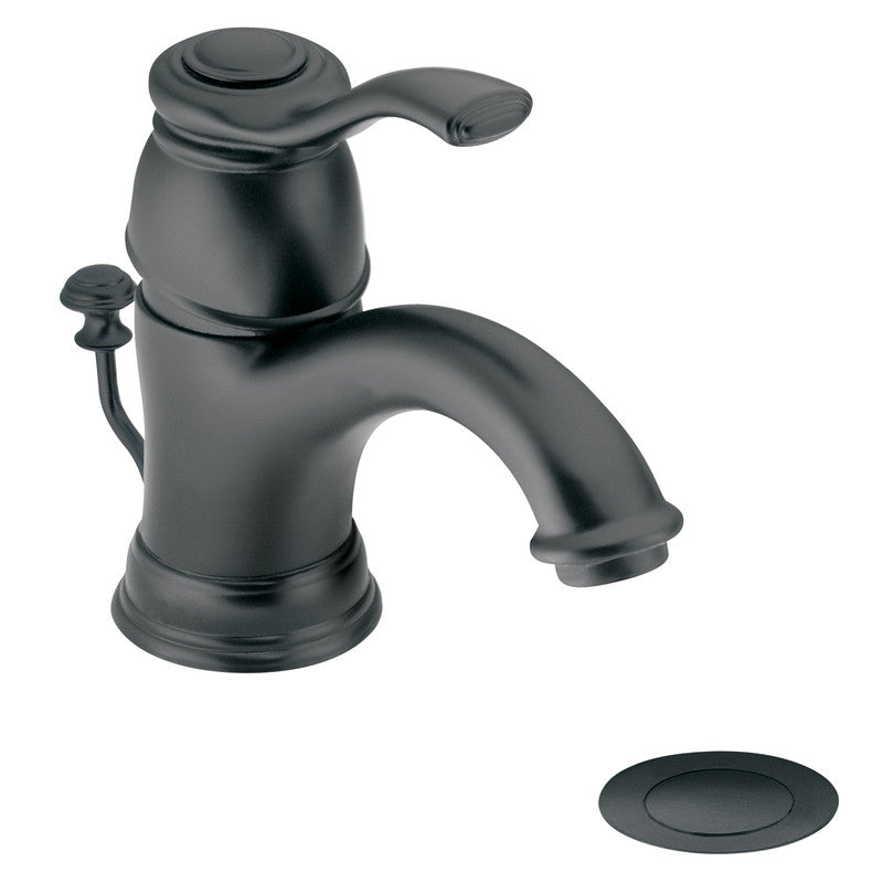 MOEN 6102WR Kingsley Wrought Iron One-Handle Bathroom Faucet