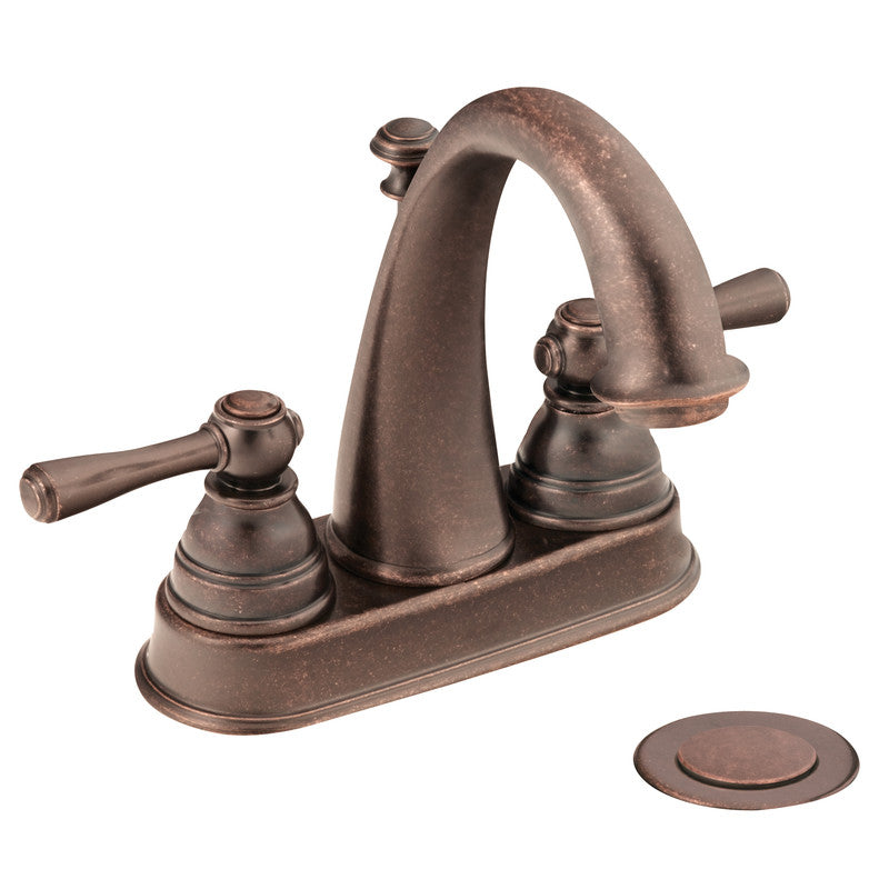 MOEN 6121ORB Kingsley Oil Rubbed Bronze Two-Handle Bathroom Faucet