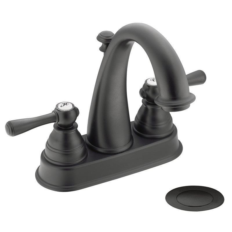 MOEN 6121WR Kingsley Wrought Iron Two-Handle Bathroom Faucet