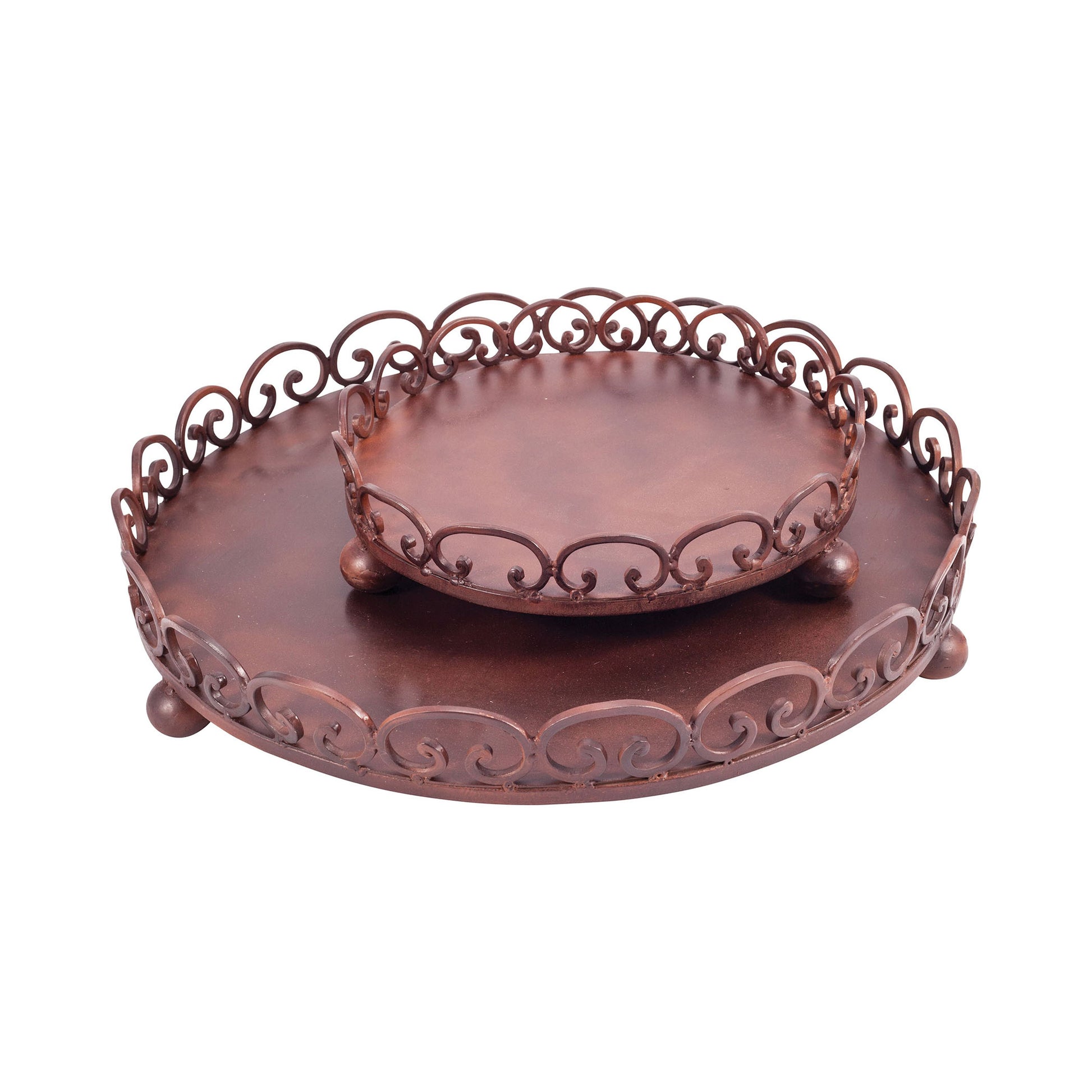 ELK STUDIO 619458 Corona Set of 2 Trays