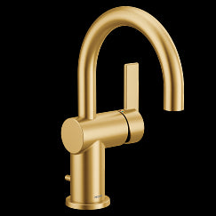 MOEN 6221BG Cia  One-Handle Bathroom Faucet In Brushed Gold