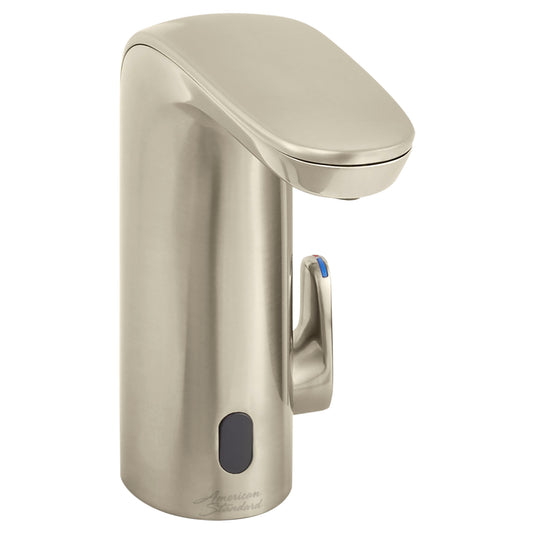 AMERICAN-STANDARD 7755303.295, NextGen Selectronic Touchless Faucet, Battery-Powered With SmarTherm Safety Shut-Off + ADM, 0.35 gpm/1.3 Lpm in Brushed Nickel