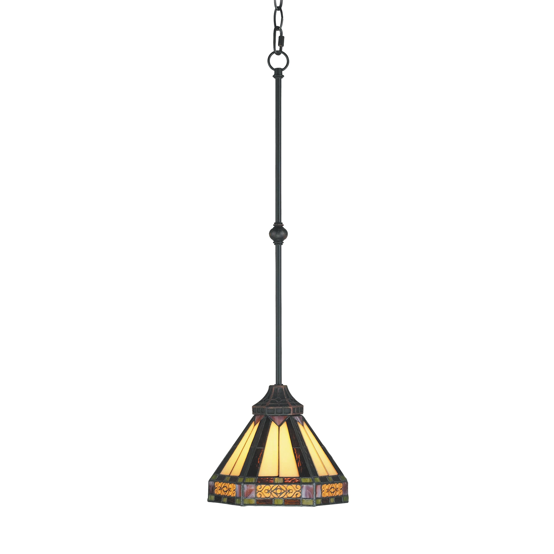 ELK SHOWROOM 629-AB Filigree 6.5'' Wide 1-Light Mini Pendant - Aged Bronze