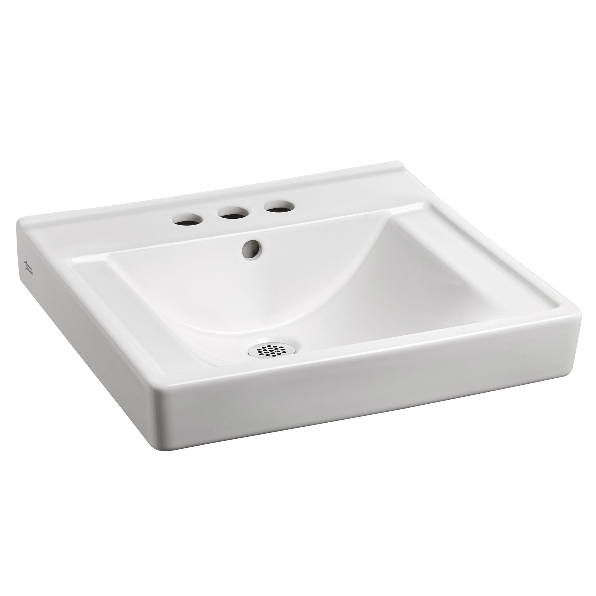 AMERICAN-STANDARD 9024004EC.020, Decorum Wall-Hung EverClean Sink With 4-Inch Centerset in White