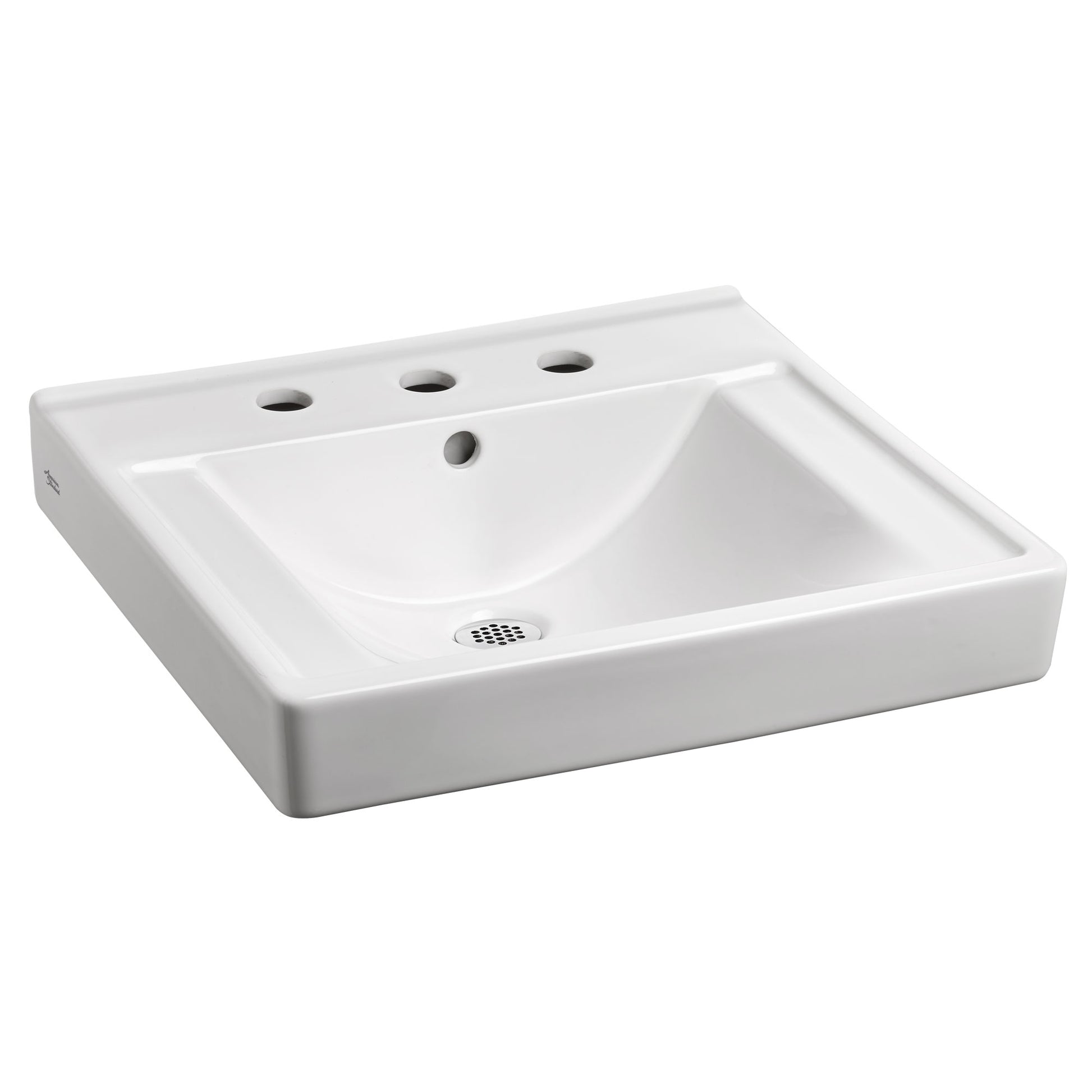 AMERICAN-STANDARD 9024008EC.020, Decorum Wall-Hung EverClean Sink With 8-Inch Widespread in White