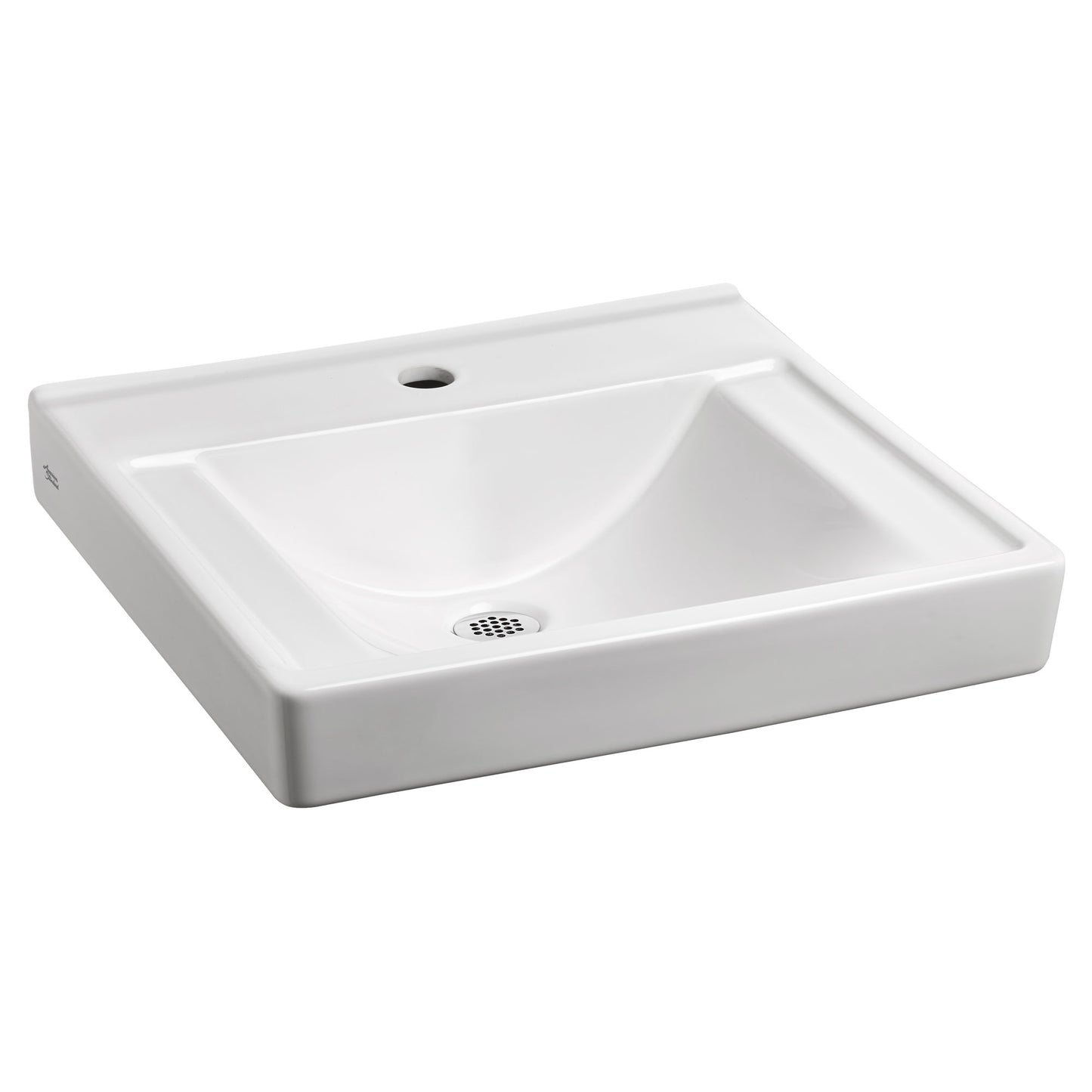 AMERICAN-STANDARD 9024901EC.020, Decorum Wall-Hung EverClean Sink Less Overflow With Center Hole Only in White
