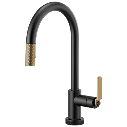 BRIZO 64044LF-BLGL Litze Pull-Down in Matte Black / Luxe Gold