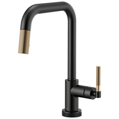 BRIZO 64053LF-BLGL Litze Pull-Down in Matte Black / Luxe Gold