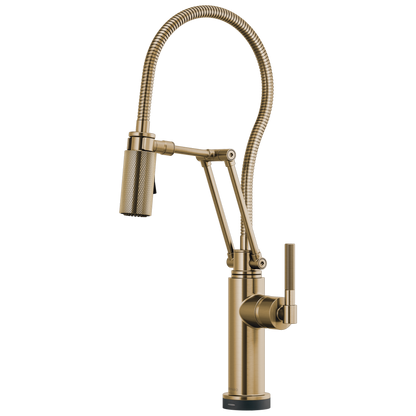 BRIZO 64143LF-GL Litze Articulating in Luxe Gold