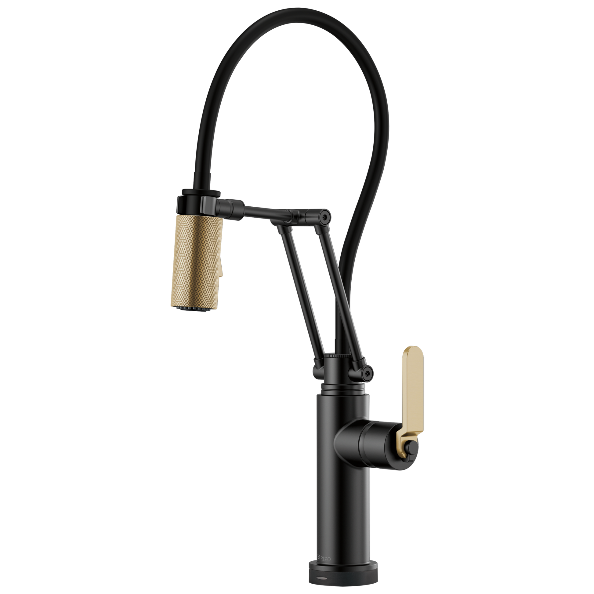 BRIZO 64244LF-BLGL Litze Pull-Down in Matte Black / Luxe Gold