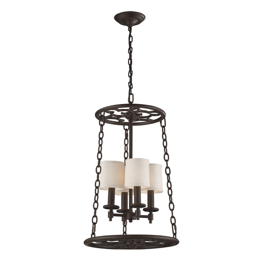 ELK SHOWROOM 65116-4 Ironton 18'' Wide 4-Light Chandelier - Vintage Rust