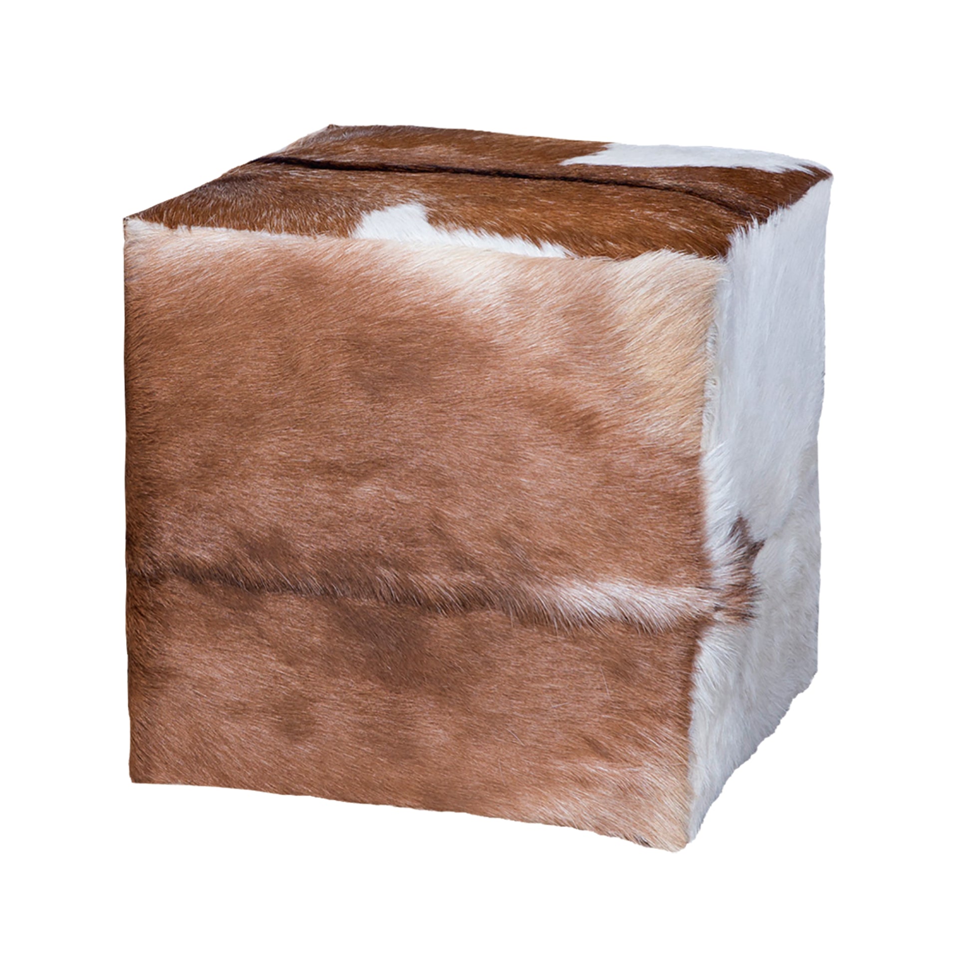 MARKETPLACE 6517516 Goat Hide Ottoman