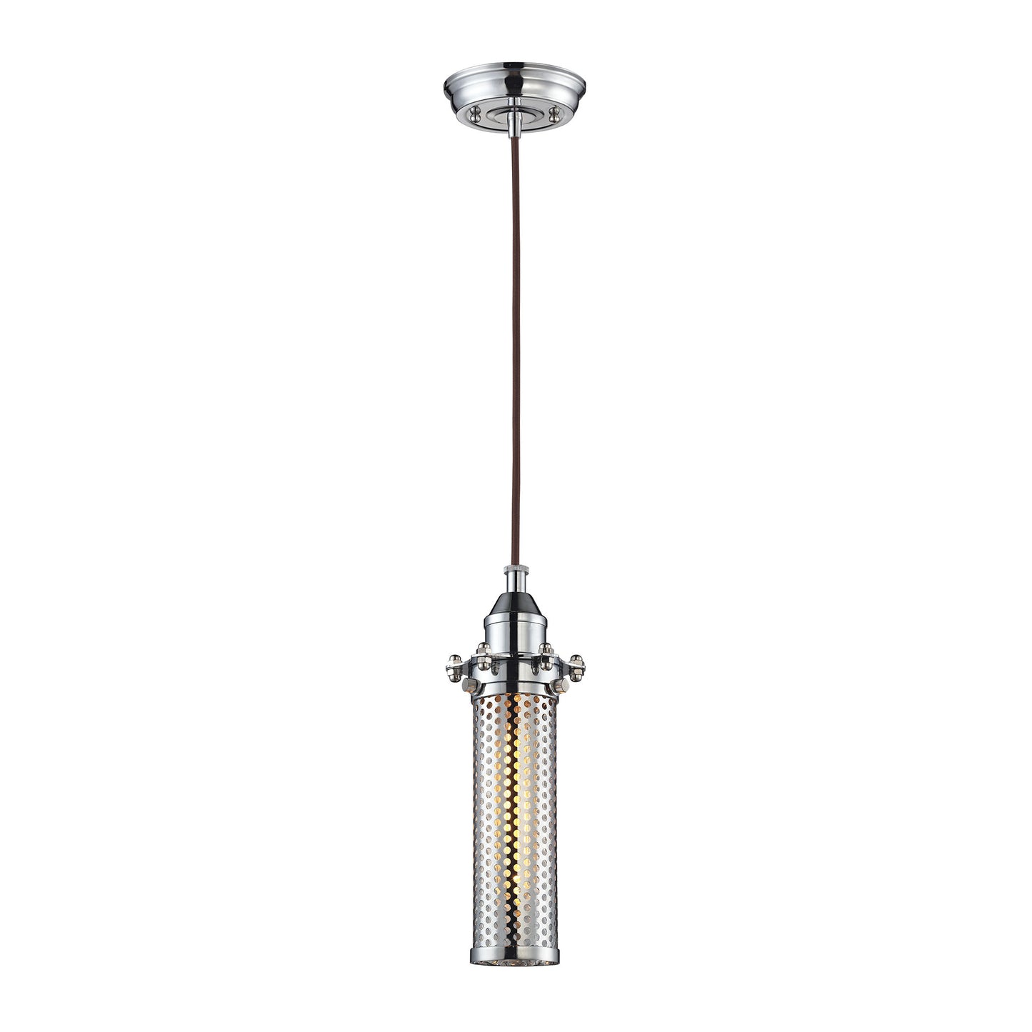 ELK SHOWROOM 66315/1 Fulton 4'' Wide 1-Light Mini Pendant - Polished Chrome