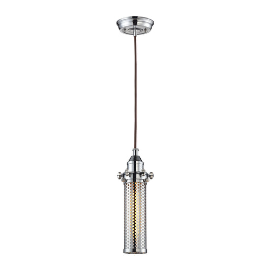 ELK SHOWROOM 66315/1 Fulton 4'' Wide 1-Light Mini Pendant - Polished Chrome