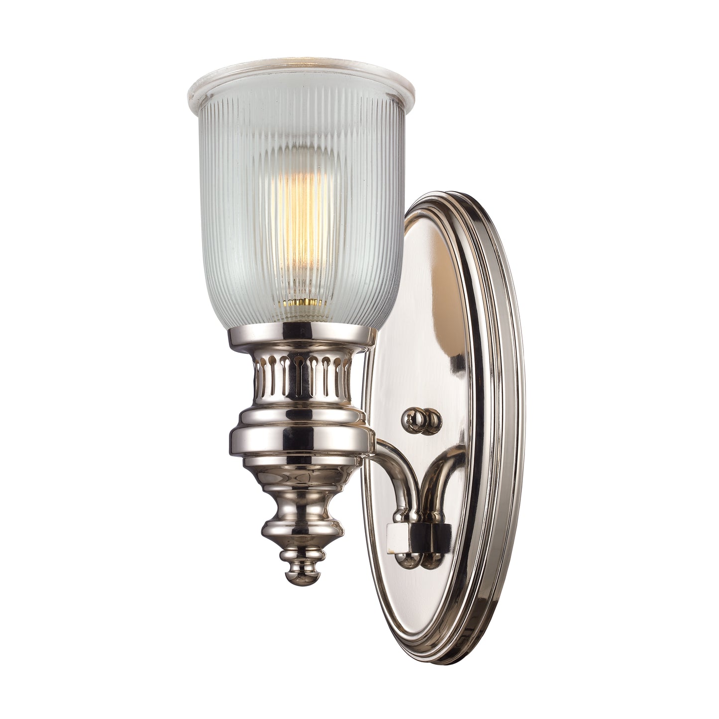 ELK SHOWROOM 66780-1 Chadwick 15'' High 1-Light Sconce - Polished Nickel