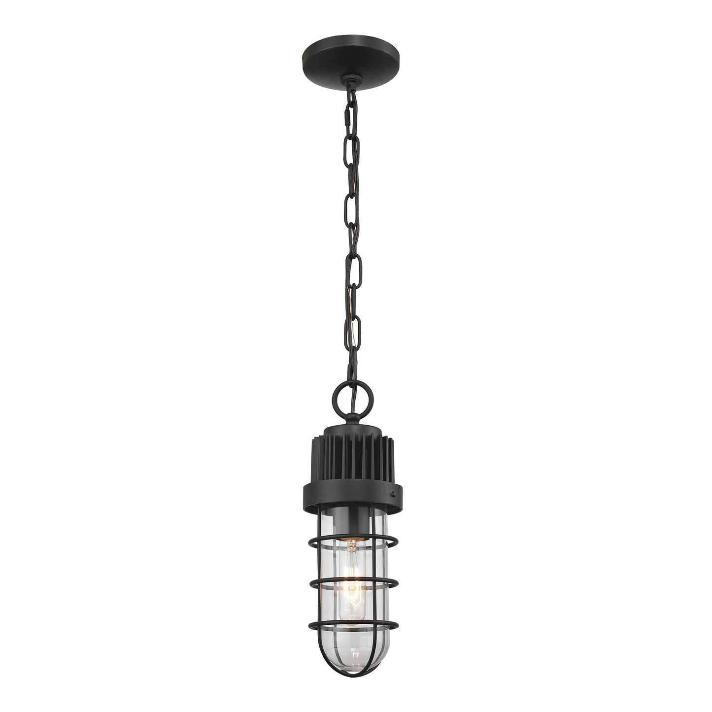 ELK SHOWROOM 67063/1 Darby 5'' Wide 1-Light Mini Pendant - Oil Rubbed Bronze