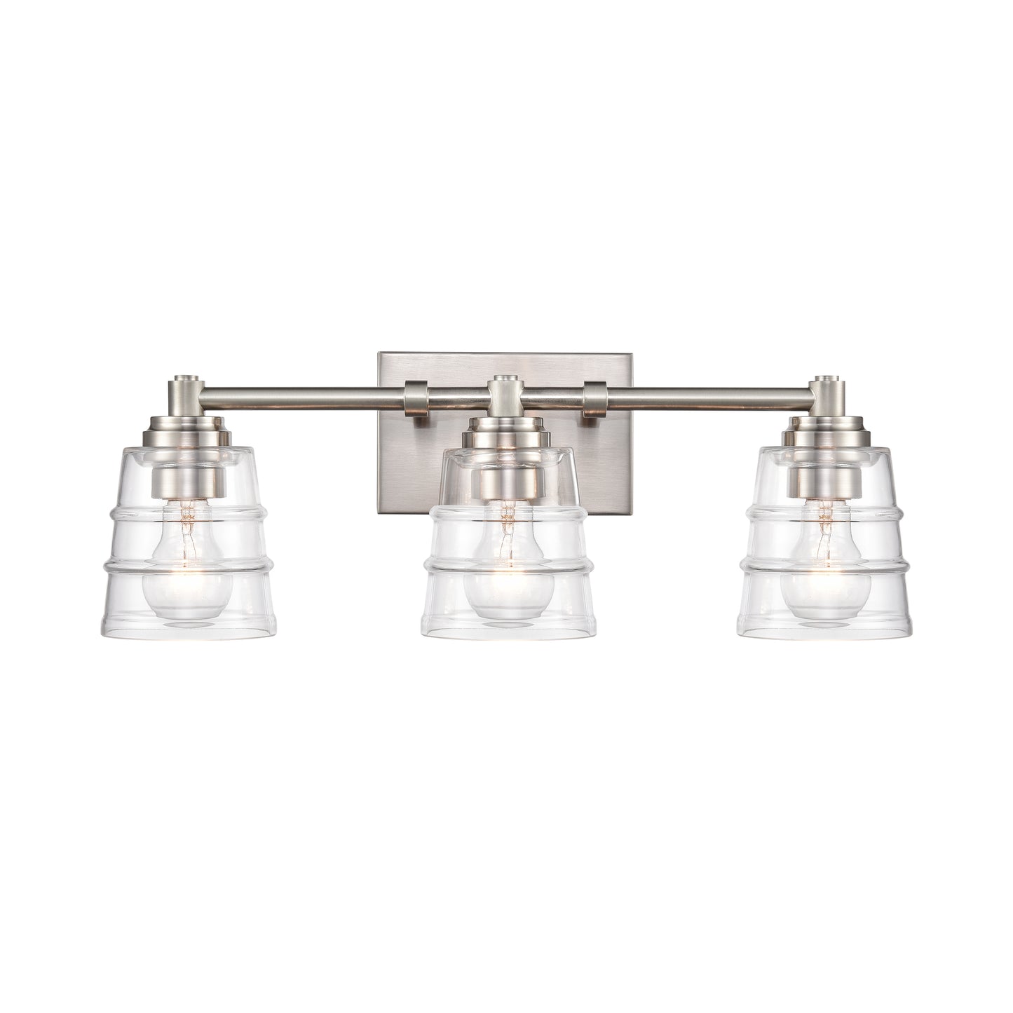 ELK SHOWROOM 67962/3 Pulsate 21.5'' Wide 3-Light Vanity Light - Satin Nickel