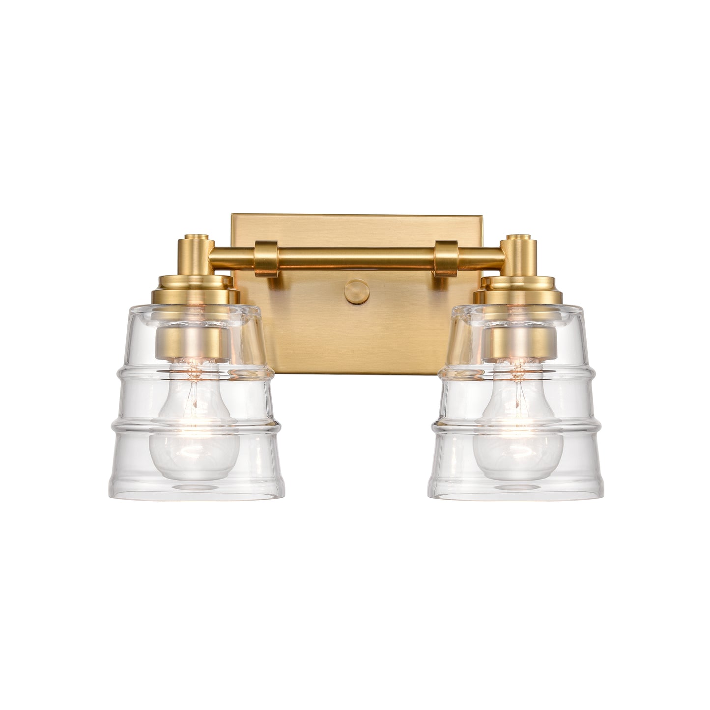 ELK SHOWROOM 67971/2 Pulsate 13'' Wide 2-Light Vanity Light - Satin Brass