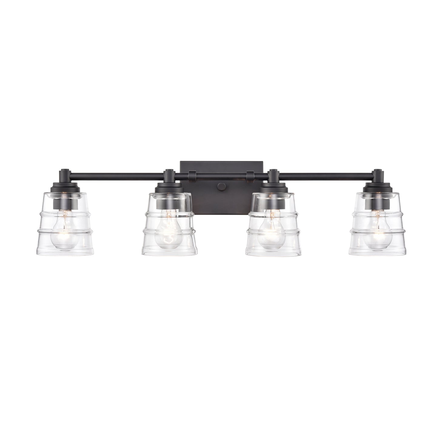 ELK SHOWROOM 67983/4 Pulsate 30.25'' Wide 4-Light Vanity Light - Matte Black