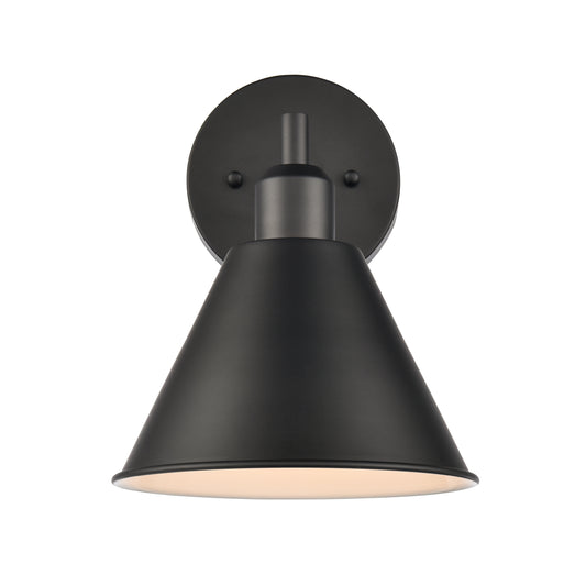 ELK SHOWROOM 68270/1 Abbington 8'' Wide 1-Light Vanity Light - Matte Black