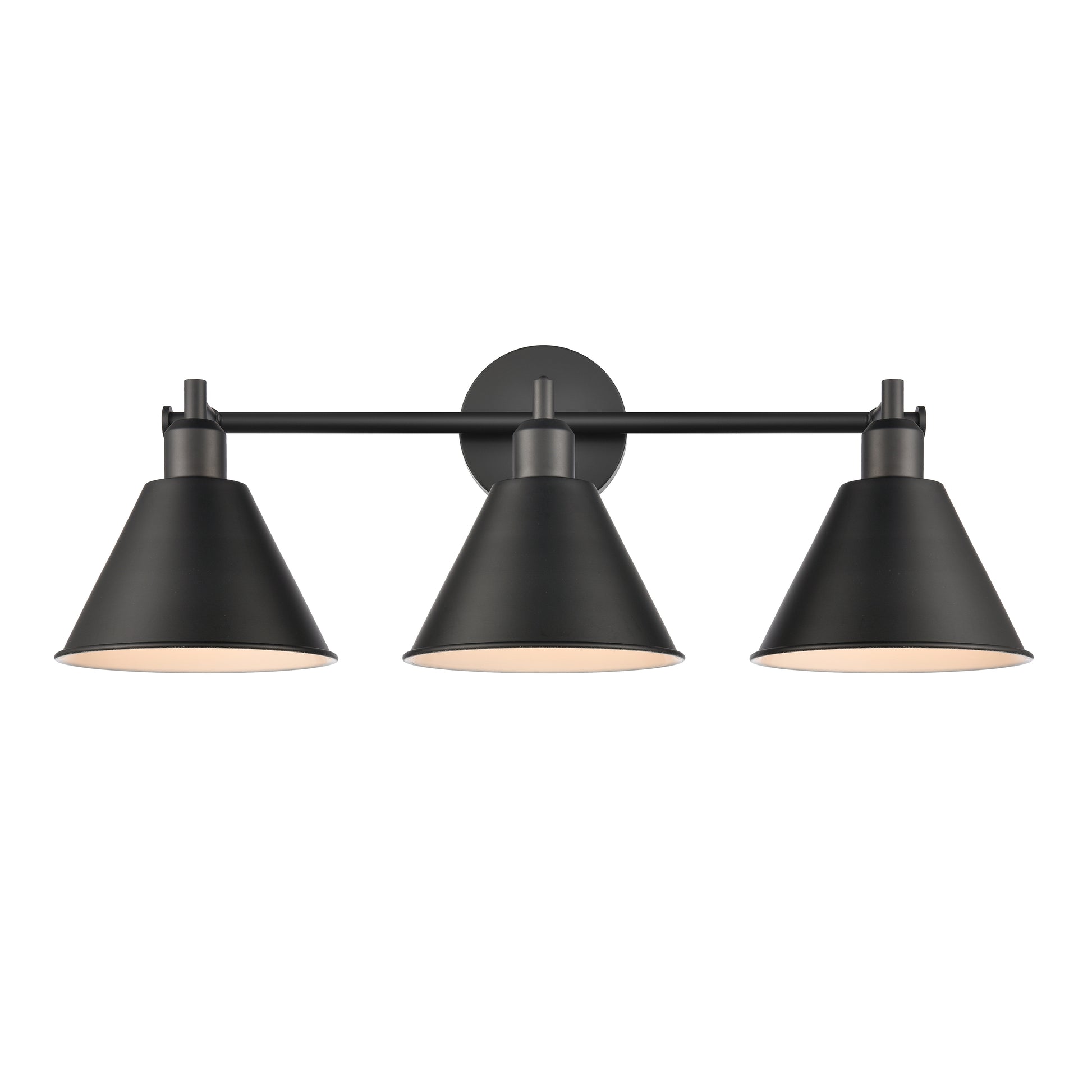 ELK SHOWROOM 68272/3 Abbington 27.5'' Wide 3-Light Vanity Light - Matte Black