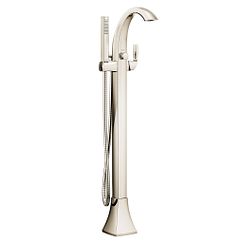 MOEN 695NL Voss  One-Handle Tub Filler Includes Hand Shower In Polished Nickel