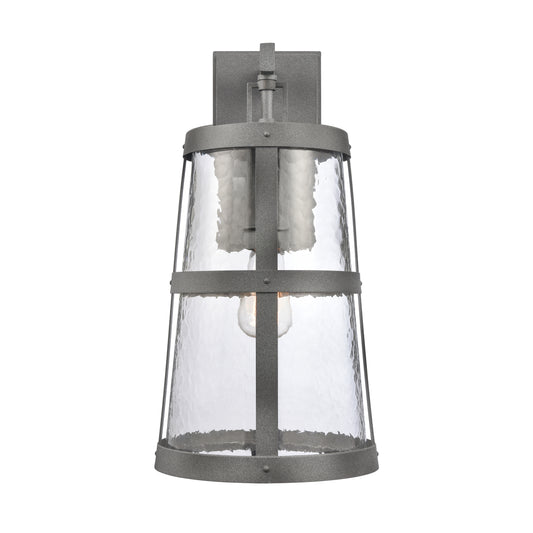 ELK SHOWROOM 69641/1 Dakota 18'' High 1-Light Outdoor Sconce - Distressed Zinc