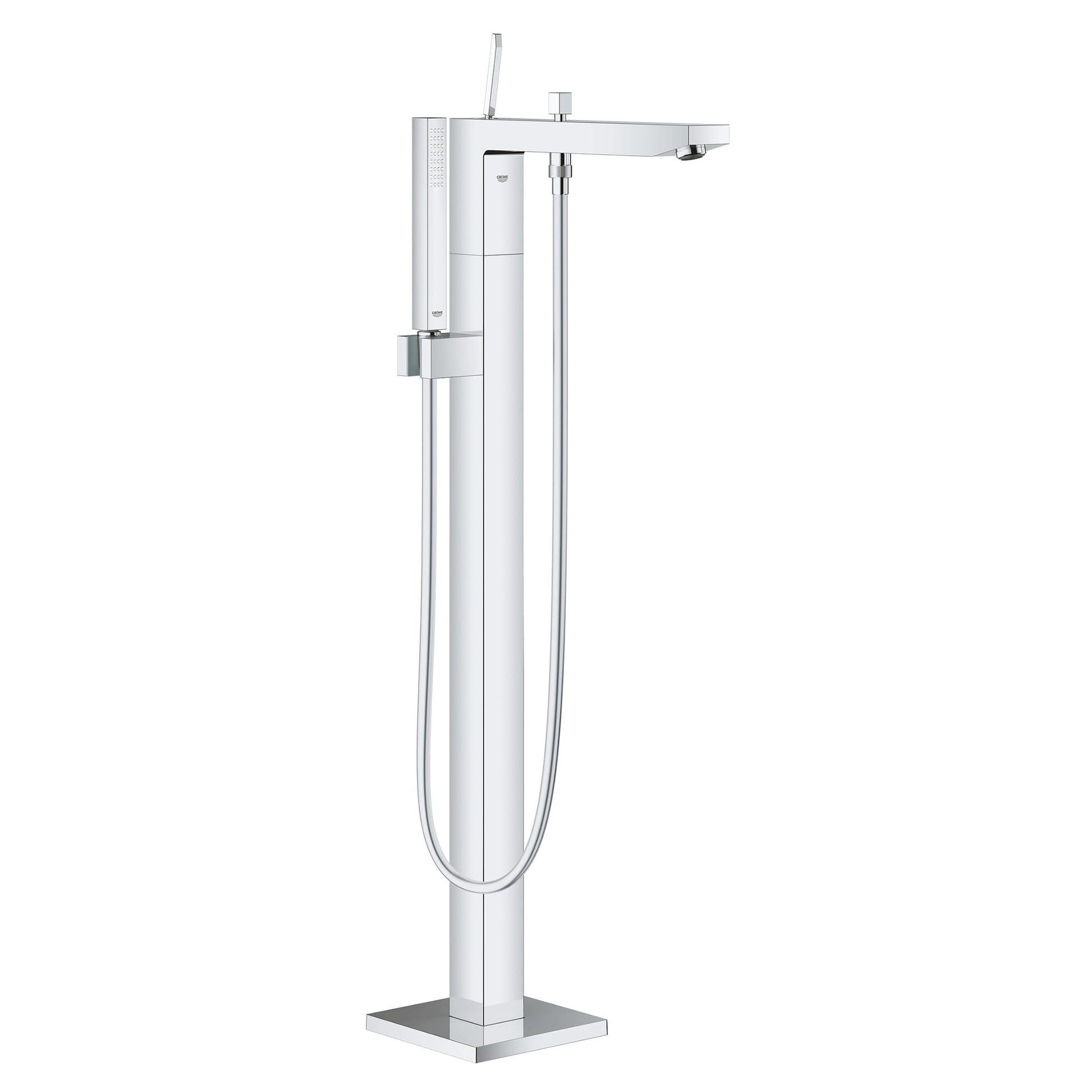 GROHE 23667001 Eurocube Chrome Single-Handle Freestanding Tub Faucet