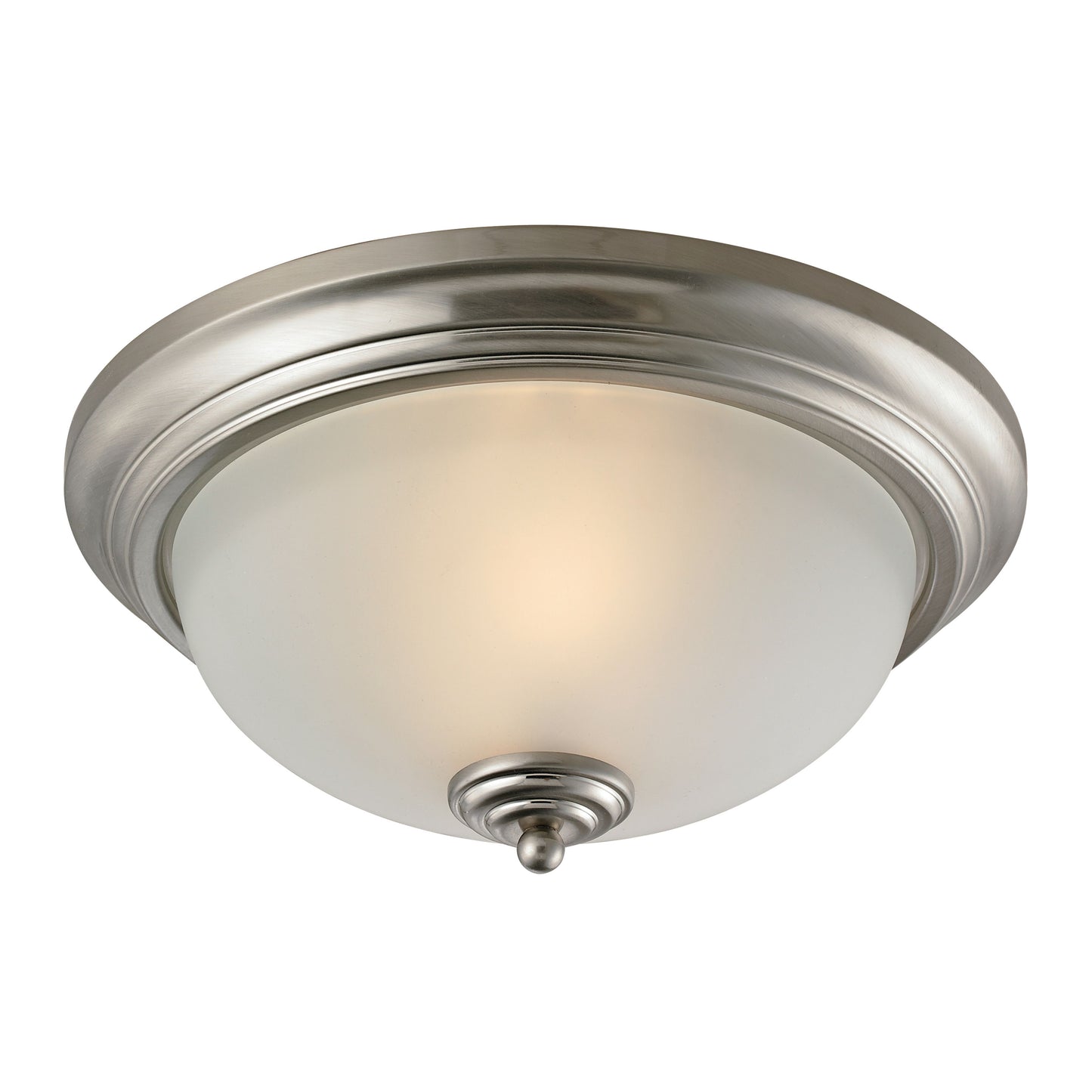 THOMAS 7003FM/20 Huntington 13'' Wide 2-Light Flush Mount - Brushed Nickel