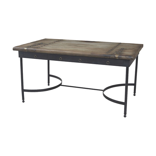 ELK SIGNATURE 7115514 Castle Gate Table In Castle Gate And Signature Black