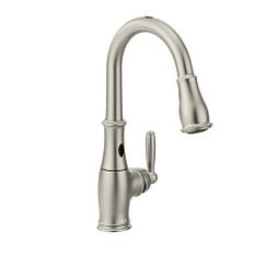 MOEN 7185ESRS Brantford Spot resist stainless one-handle pulldown kitchen faucet