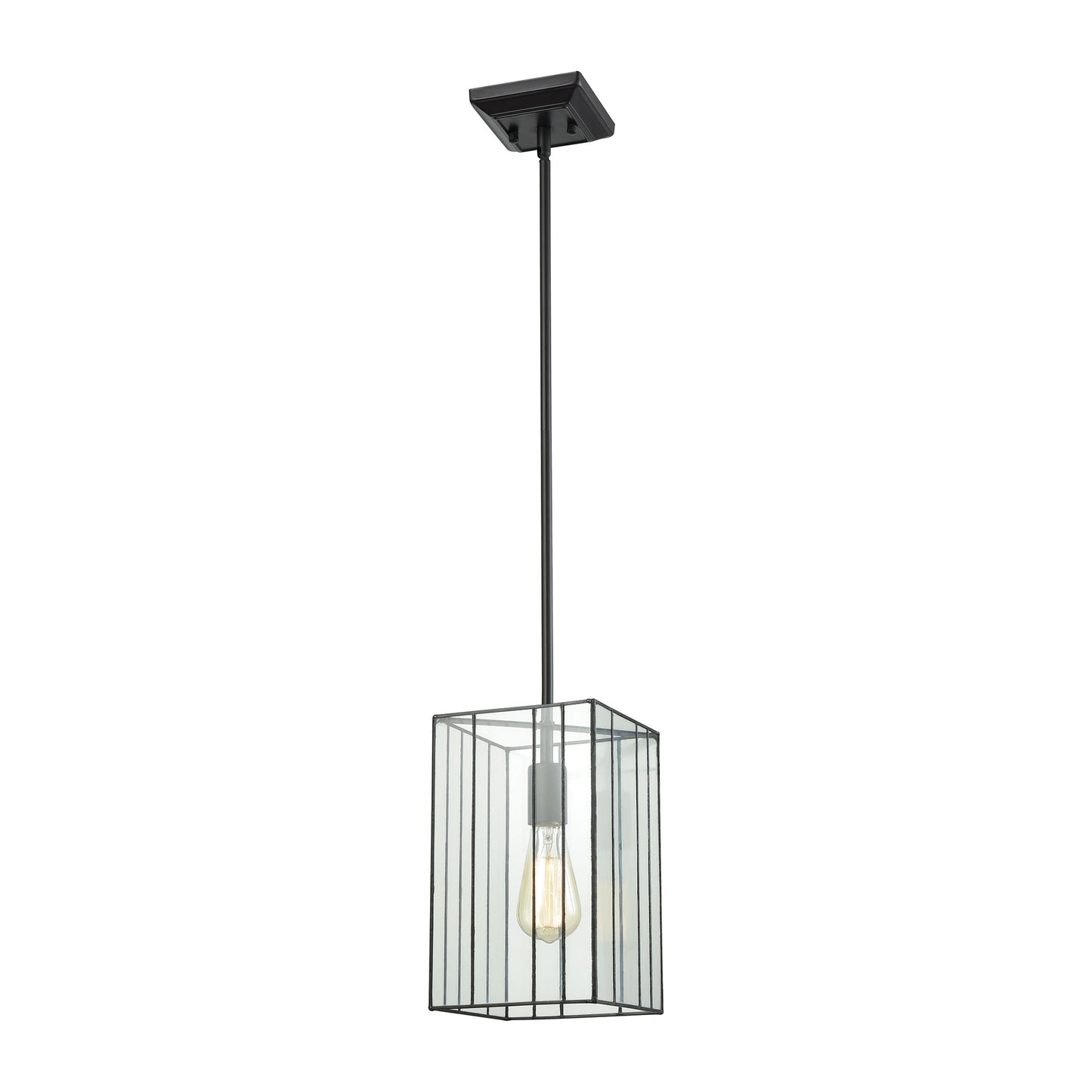 ELK SHOWROOM 72195/1 Lucian 7'' Wide 1-Light Mini Pendant - Oil Rubbed Bronze