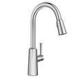MOEN 7402C Riley Chrome high arc pulldown kitchen faucet