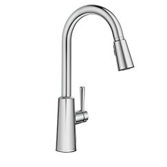 MOEN 7402C Riley Chrome high arc pulldown kitchen faucet
