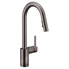 MOEN 7565BLS Align  One-Handle Pulldown Kitchen Faucet In Black Stainless