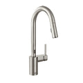 MOEN 7565ESRS Align Spot Resist Stainless One-Handle Pulldown Kitchen Faucet