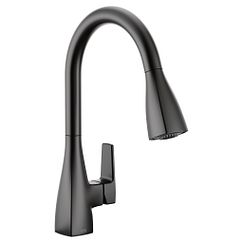 MOEN 76160BL Slate Slate 1H Kd Pd 1.0 Bl In Matte Black