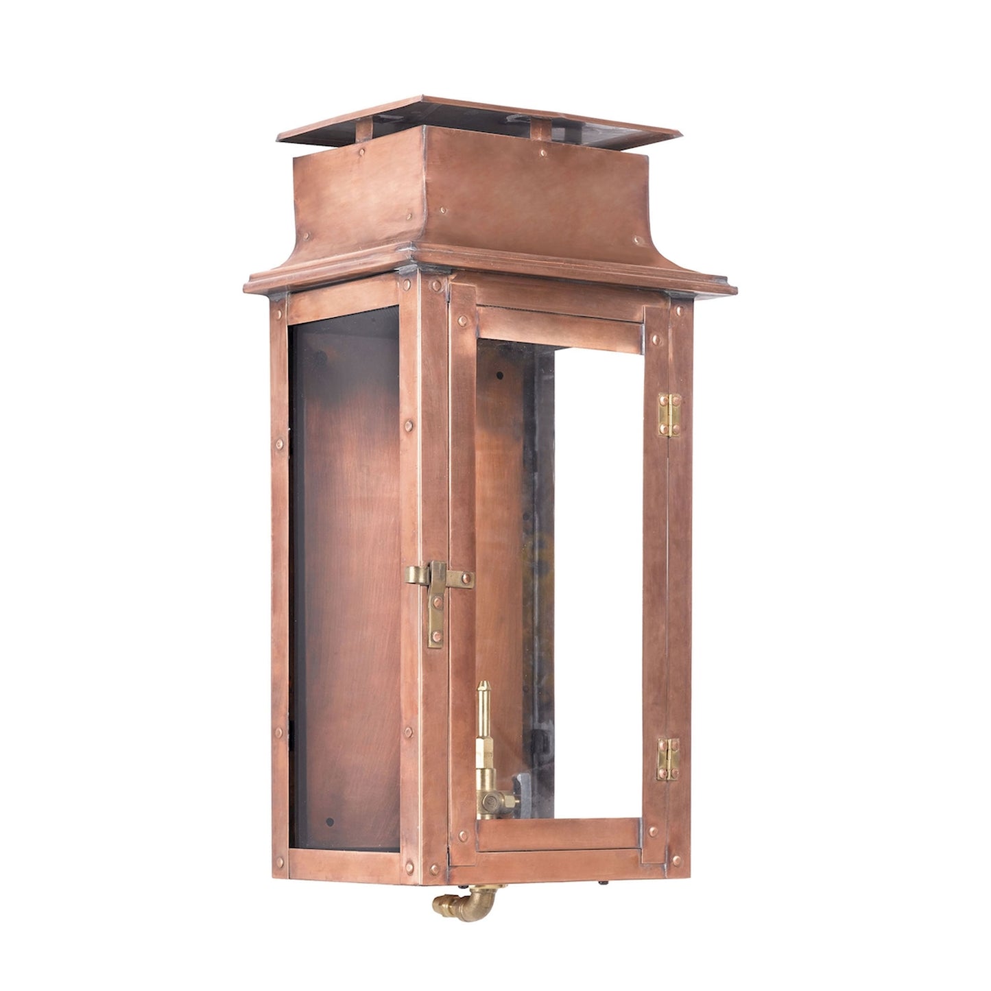 ELK SHOWROOM 7941-WPL Maryville Gas Outdoor Wall Lantern in Aged Copper