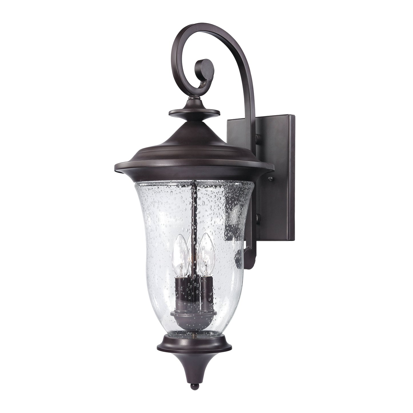 THOMAS 8003EW/75 Trinity 26'' High 3-Light Outdoor Sconce - Oil Rubbed Bronze