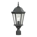 THOMAS 8101EP/65 Temple Hill 18'' High 1-Light Outdoor Post Light - Matte Textured Black